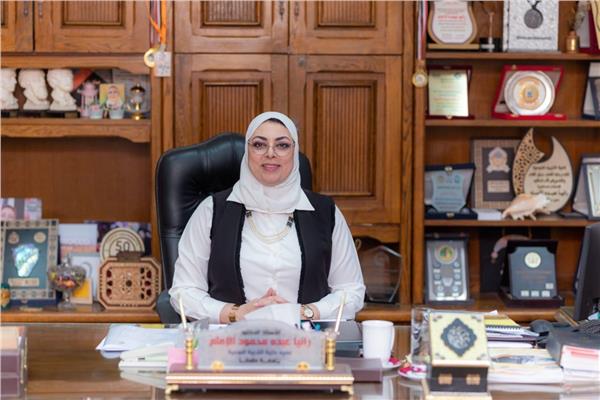 عميدة التربية النوعية بطنطا