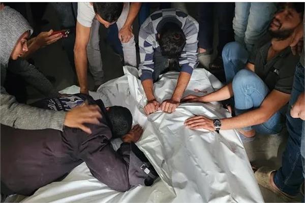 صورة موضوعية  شهداء وسقوط مصابين في قصف للاحتلال