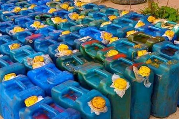 ضبط 4 الاف لتر مواد بترولية مدعمه قبل بيعها بالسوق السوداء بالشرقية