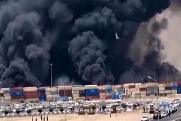 انفجار ميناء مدينة بندر عباس