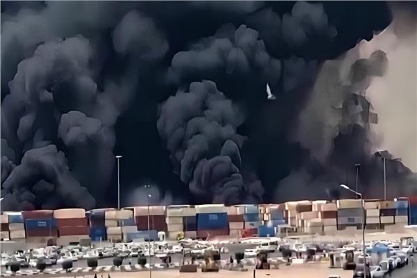 جانب من حادث الإنفجار