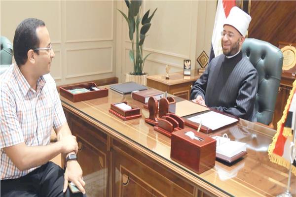 د. أسامة الأزهرى خلال حواره مع «الأخبار»