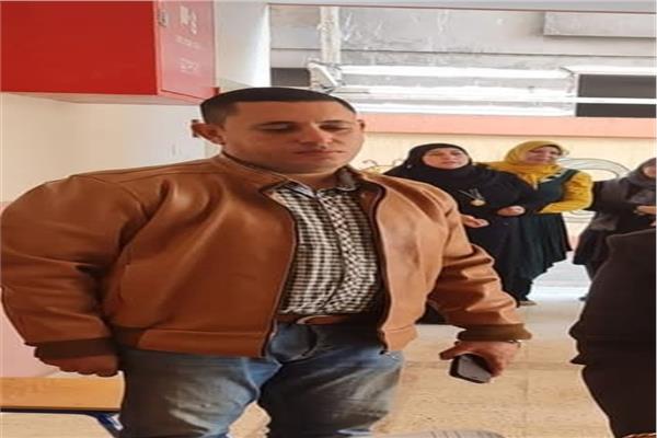 نائب رئيس مدينة السنطة بالغربية المعتدي عليه
