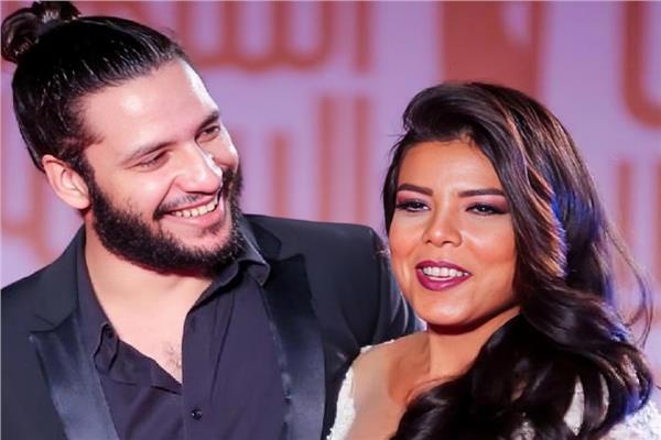 الفنانة ناهد السباعي وشقيقها محمّد السّباعي 