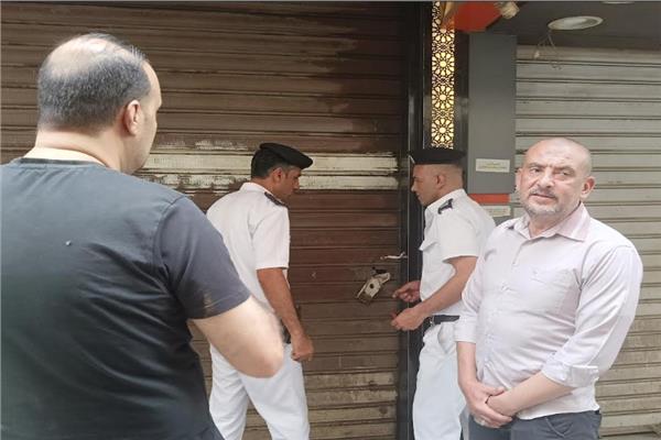 حملة رفع جميع الإشغالات بالطريق العام