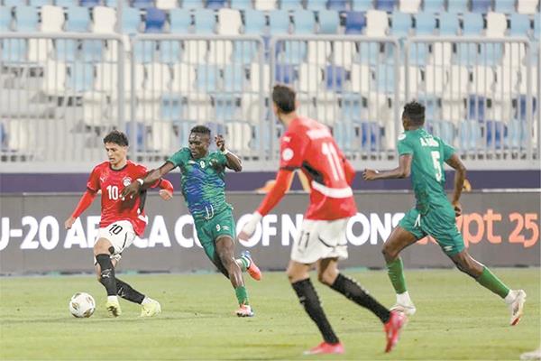 مباراة مصر وسيراليون للشباب