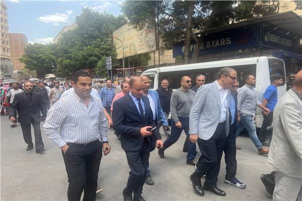قيادات أخبار اليوم أثناء المشاركة في المسيرة المتجهة إلى نقابة الصحفيين