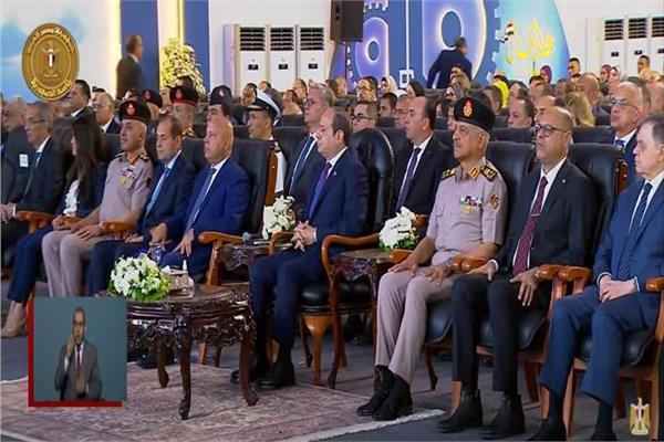 الرئيس السيسي خلال احتفالية عيد العمال