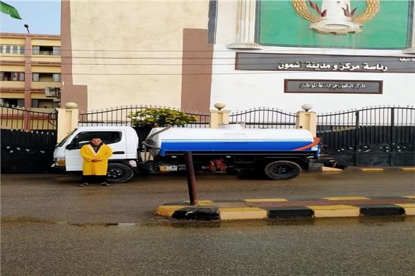 استعدادت محافظة المنوفية للتقلبات الجوية