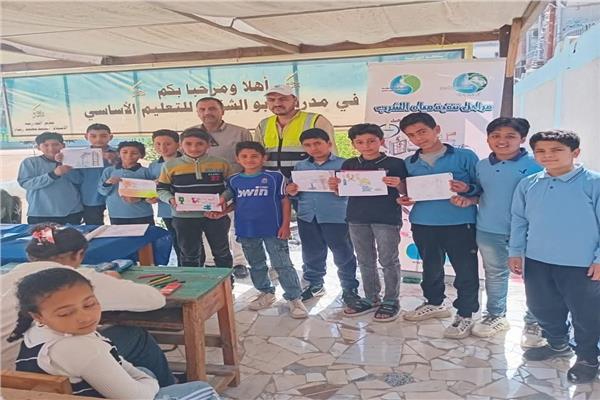إطلاق قافلة مائية مجانية لخدمة أهالي قرية ابو الشقوق بالشرقية
