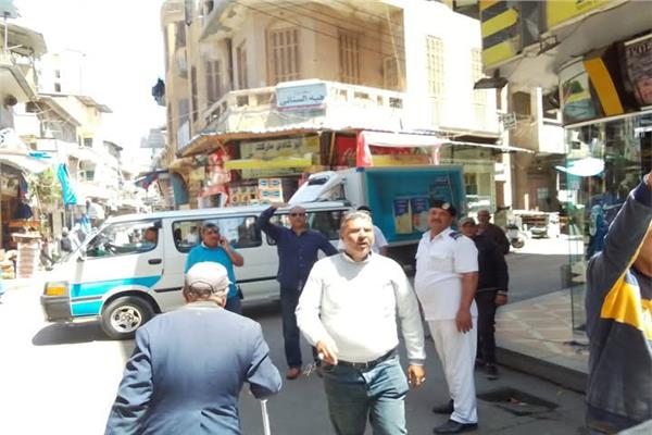 حملة مكبرة  لرفع الاشغالات