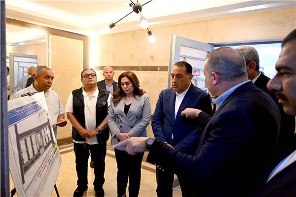 رئيس الوزراء يتفقد مشروع إنشاء مستشفى أورام طنطا