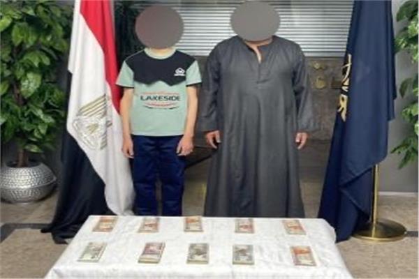 المتهمين والمضبوطات 