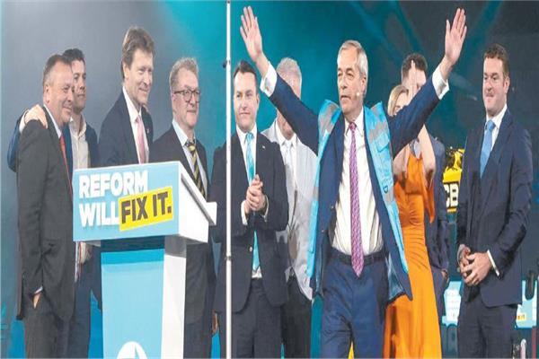رئيس حزب المحافظين فى تجمع انتخابى