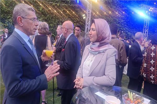نائب محافظ دمياط تشارك بحفل سفارة الاتحاد الأوروبي