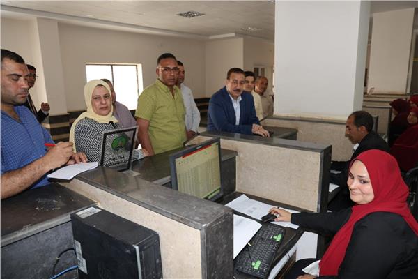 اللواء إبراهيم أبو ليمون محافظ المنوفية جولة ميدانية