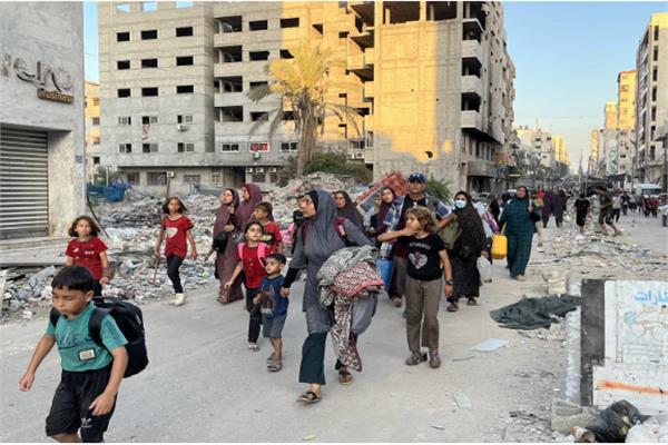 صورة موضوعية  جيش الاحتلال،  يطالب سكان  في شمال غزة بالنزوح الفوري قبل قصفها