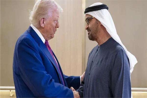  الرئيس الأمريكي -  الشيخ محمد بن زايد آل نهيان