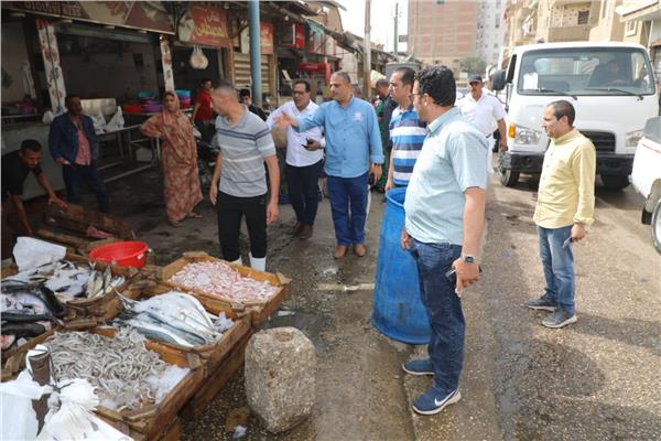 حملة اشغالات بنطاق حي غرب شبين الكوم