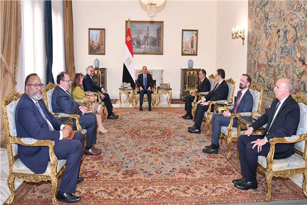 الرئيس عبد الفتاح السيسي يستقبل كبير مستشاري الرئيس الأمريكي
