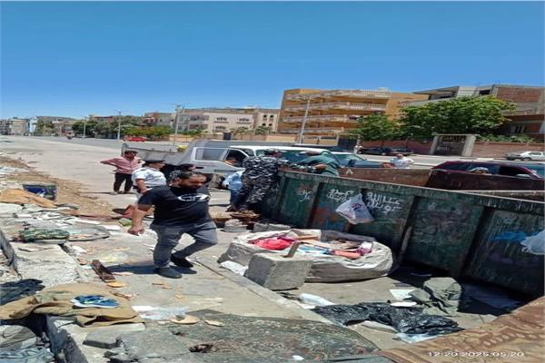 الحملات المكثفة لإزالة أماكن النباشين