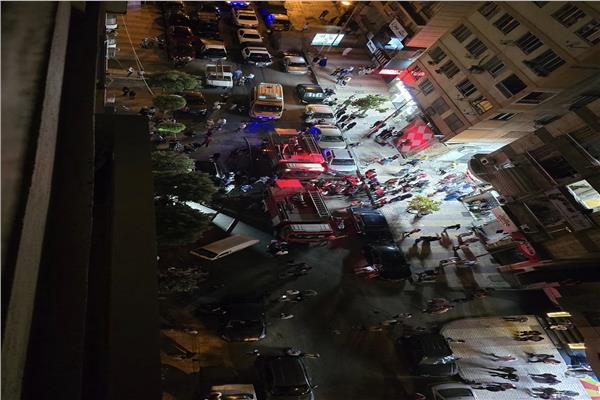 حريق في شقة شرق الإسكندرية