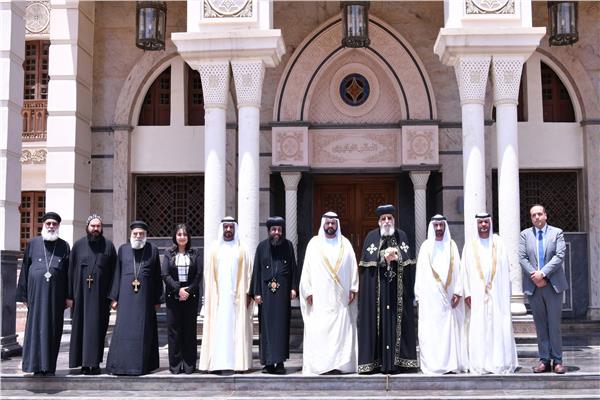 البابا تواضروس  يستقبل ولي عهد الفُجَيْرة