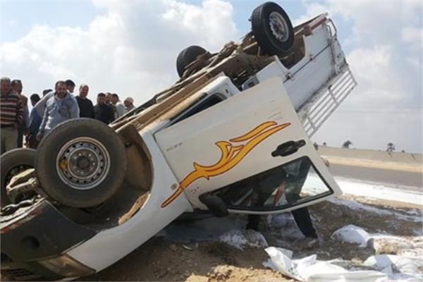 انقلاب سيارة ربع نقل