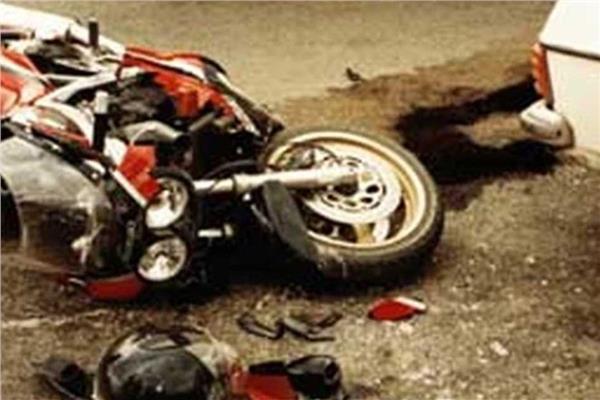 حادث دراجة بخارية
