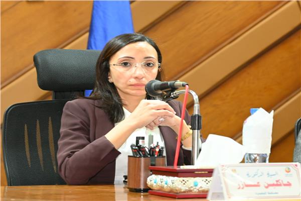  الدكتورة جاكلين عازر محافظ البحيرة