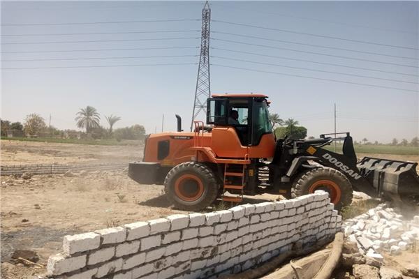 إزالة حالة تعدي على أرض زراعية