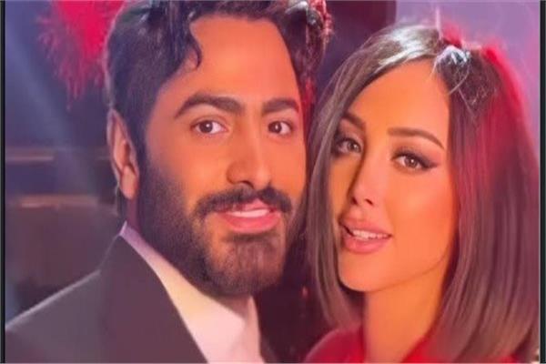 تامر حسني وبسمة بوسيل
