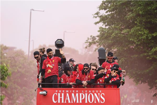 مسيرة احتفالات ليفربول بلقب الدوري الإنجليزي