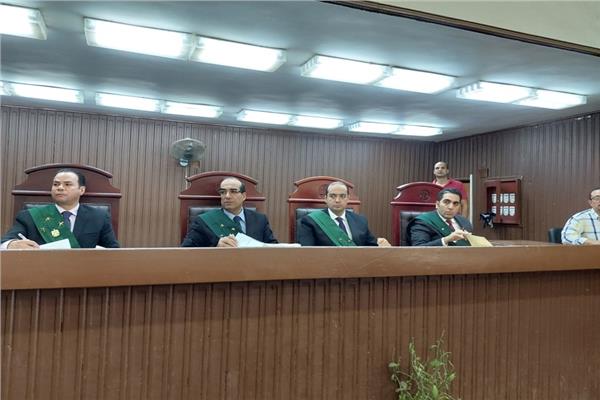 هيئة المحكمة برئاسة المستشار دكتور رضا أحمد عيد 