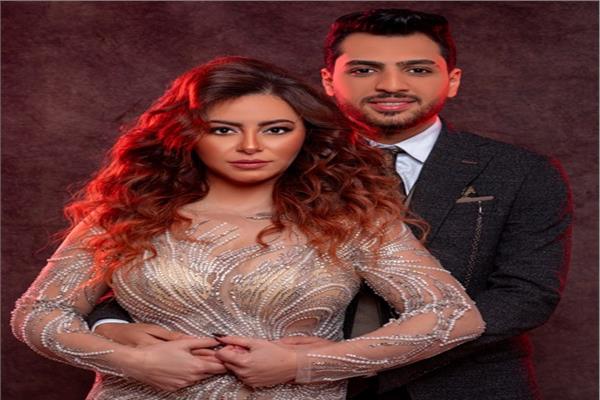 الفنانة إلهام عبدالبديع وزوجها وليد سامي قبل الانفصال