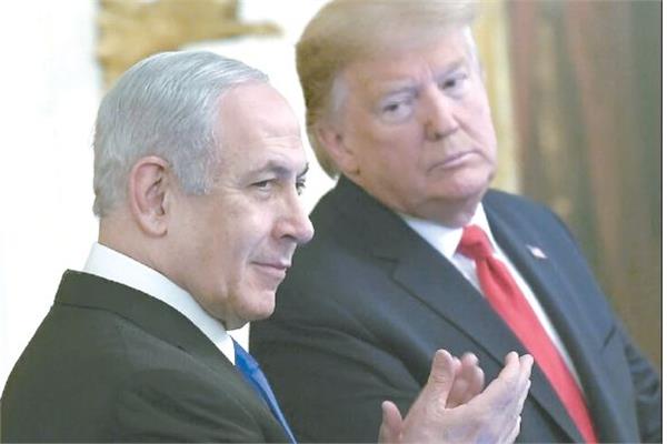 صورة أرشيفية لترامب ونتنياهو