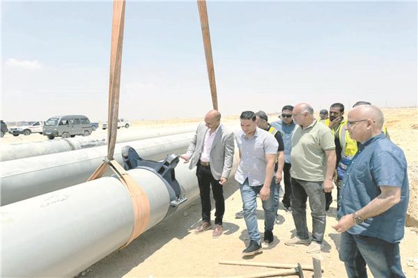 رئيس جهاز القاهرة الجديدة خلال الجولة