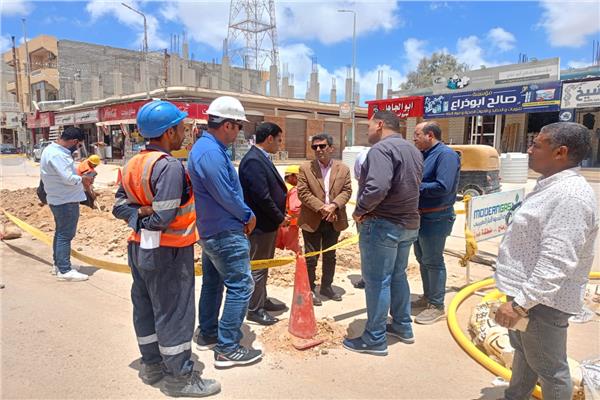  نائب محافظ مطروح يتفقد عددًا من المشروعات الخدمية والتنموية 