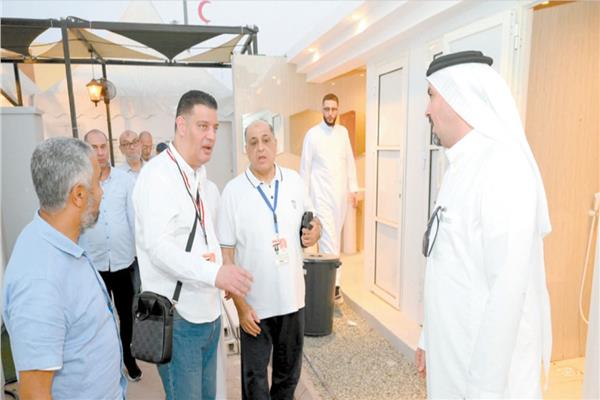 تفقد مخيمات الحجاج المصريين