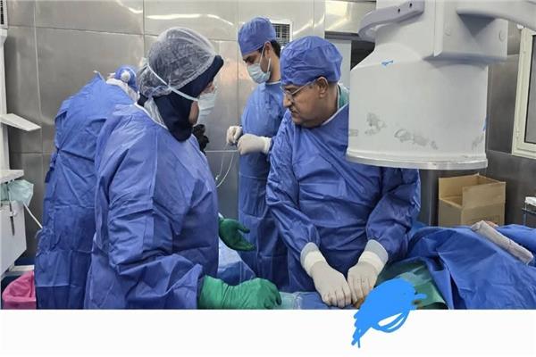 انقاذ فتاة عشرينية من جلطات بالشريان الرئوي بمستشفي دمياط العام