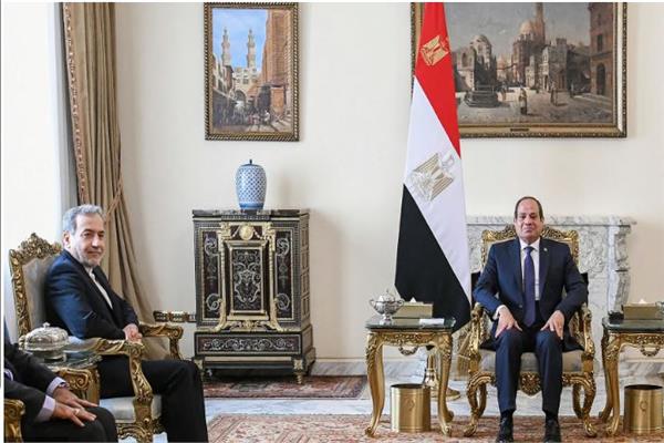 الرئيس السيسي ووزير الخارجية الإيراني - أرشيفية