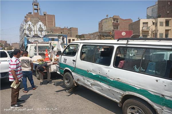 حملات التفتيشية، لمتابعة مدي انضباط سيارات السرفيس والتاكسي