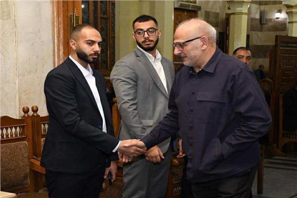 جمال سليمان يقدم واجب العزاء في وفاة سميحة أيوب 