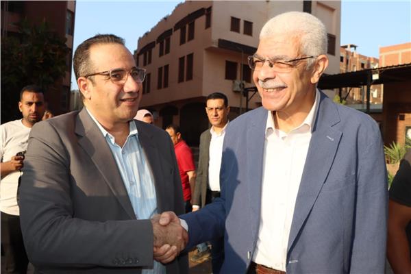 رئيس جامعة المنوفية يتفقد معهد الكبد القومي  بعيد الاضحي المبارك 