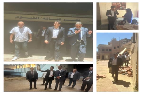وزير الثقافة يتفقد قصر ثقافة الفيوم
