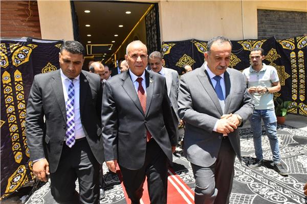 للواء دكتور هشام أبو النصر، محافظ أسيوط - المستشار عبدالرزاق شعيب