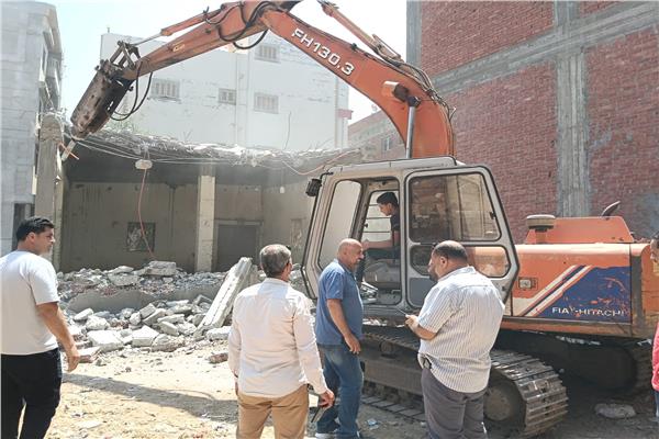 مصادرة 115 طقم صوت وأجهزة مخالفة، وإزالة تعديات ومخالفات البناء في الدقهلية