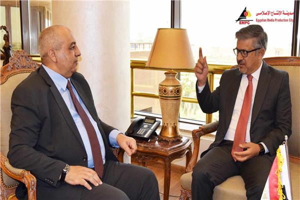  سفير جمهورية باكستان عامر شوكت و  رئيس مجلس إدارة مدينة الإنتاج الإعلامي 