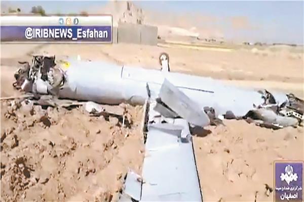 مسيرة إسرائيلية أسقطتها الدفاعات الإيرانية