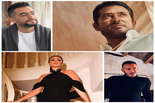عمرو سعد وياسيمن عبد العزيز وهاني سلامة ومصطفى شعبان